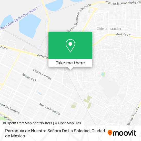 Parroquia de Nuestra Señora De La Soledad map