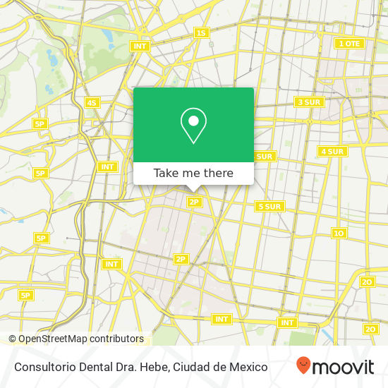 Consultorio Dental Dra. Hebe map