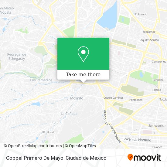 Mapa de Coppel Primero De Mayo