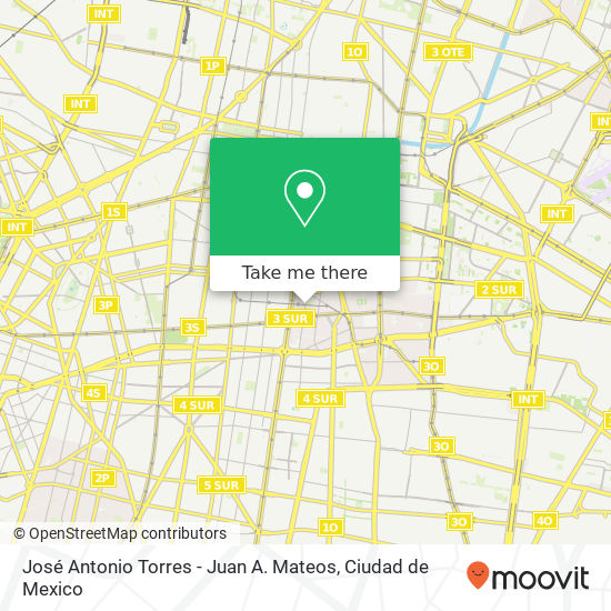 José Antonio Torres - Juan A. Mateos map