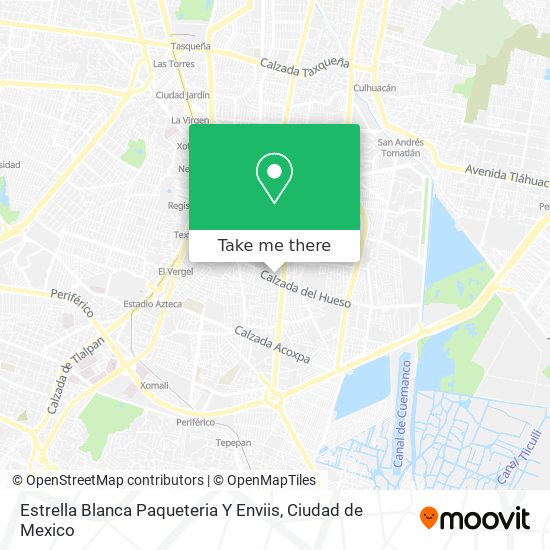 Estrella Blanca Paqueteria Y Enviis map