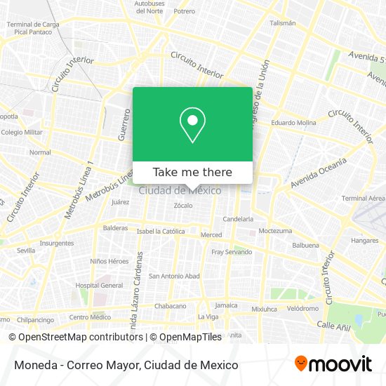 Mapa de Moneda - Correo Mayor