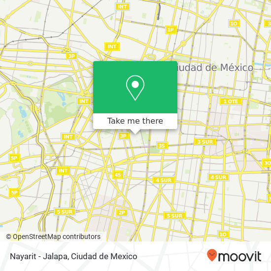 Nayarit - Jalapa map