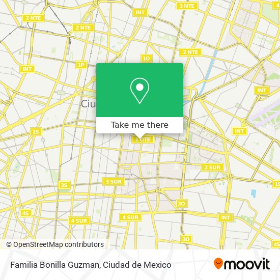 Familia Bonilla Guzman map