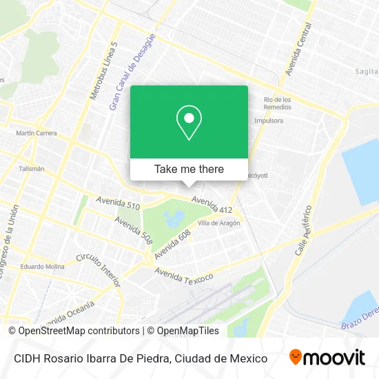 CIDH Rosario Ibarra De Piedra map