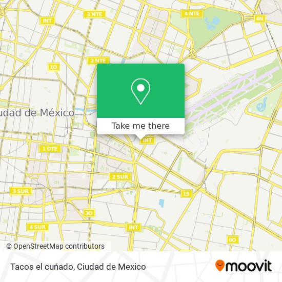 Mapa de Tacos el cuńado