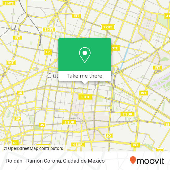 Roldán - Ramón Corona map