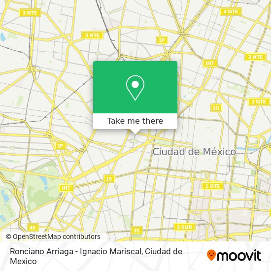 Mapa de Ronciano Arriaga - Ignacio Mariscal