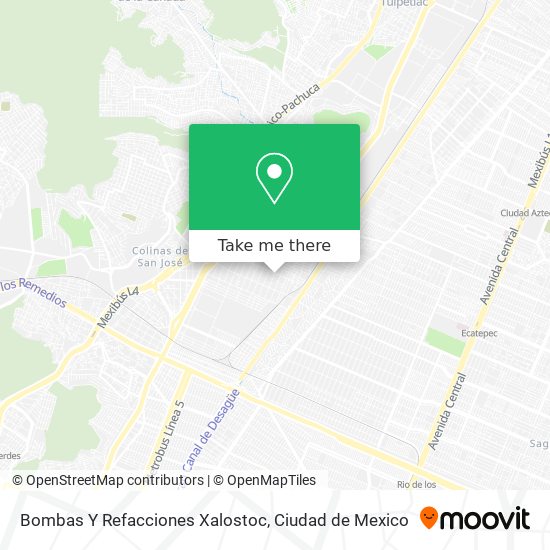 Mapa de Bombas Y Refacciones Xalostoc