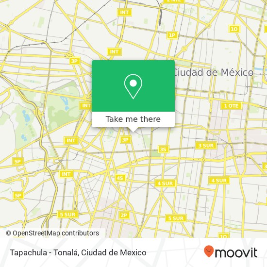 Mapa de Tapachula - Tonalá