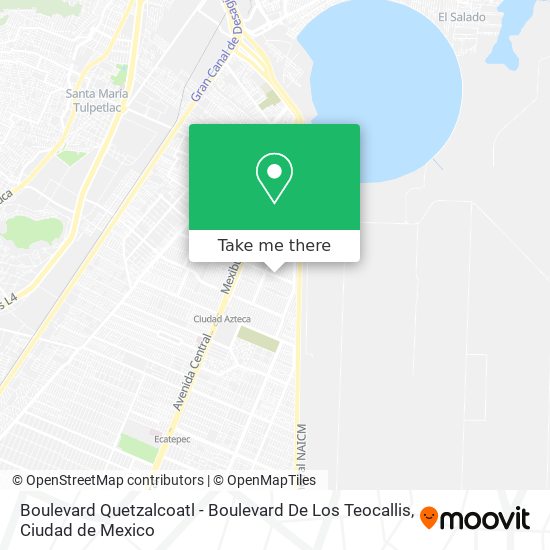 Mapa de Boulevard Quetzalcoatl - Boulevard De Los Teocallis