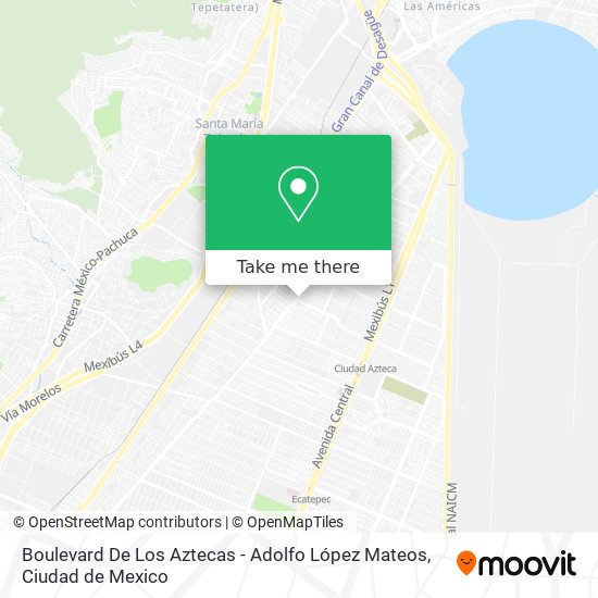 Mapa de Boulevard De Los Aztecas - Adolfo López Mateos