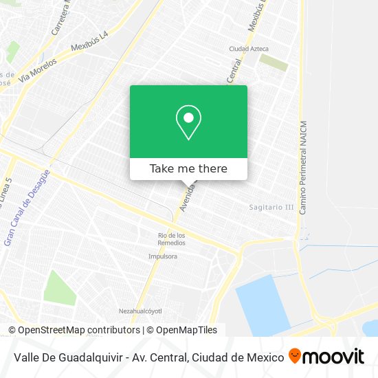 Valle De Guadalquivir - Av. Central map