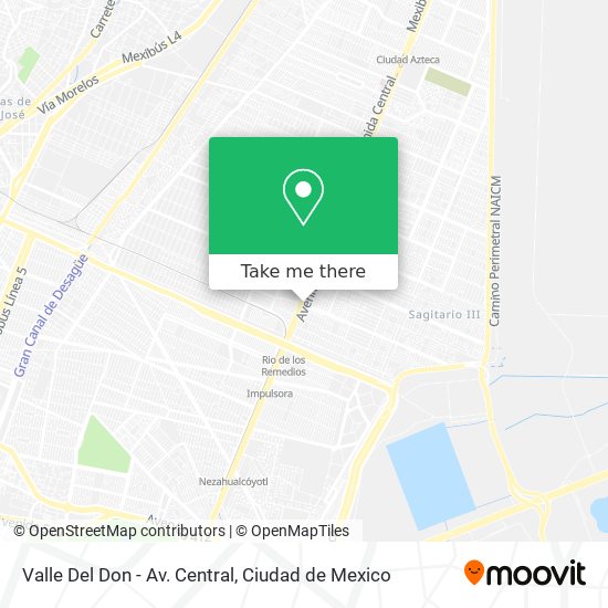 Valle Del Don - Av. Central map