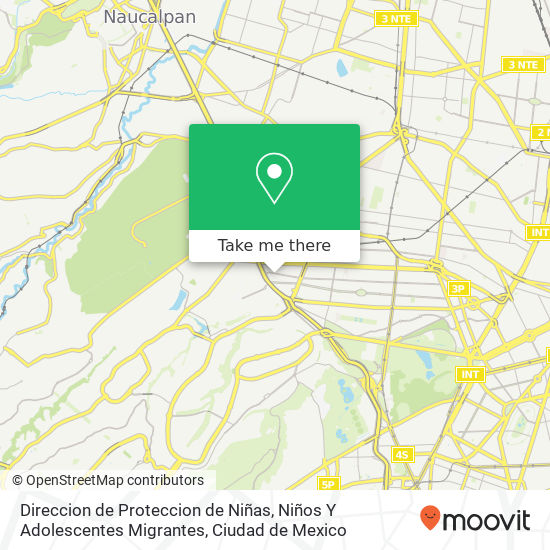 Direccion de Proteccion de Niñas, Niños Y Adolescentes Migrantes map