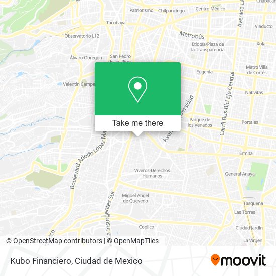 Kubo Financiero map