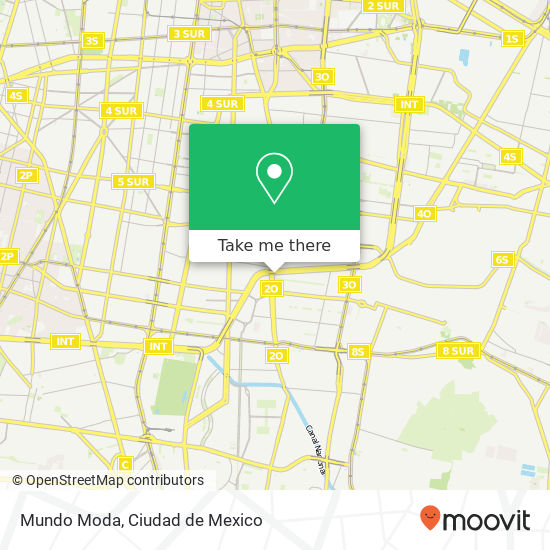 Mundo Moda map