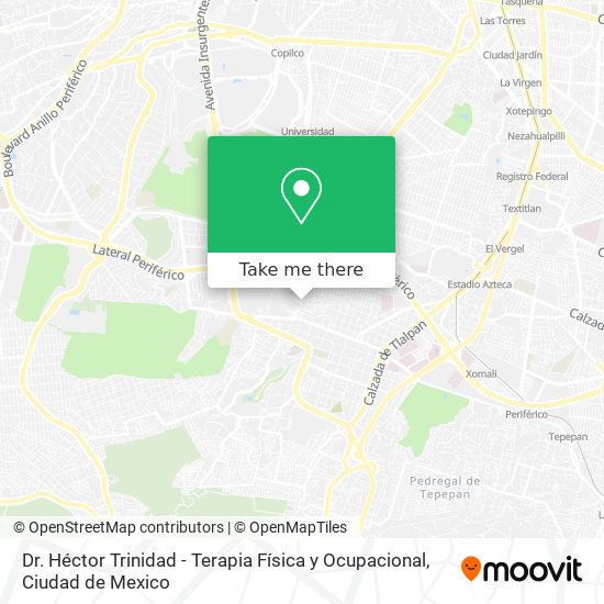 Dr. Héctor Trinidad - Terapia Física y Ocupacional map
