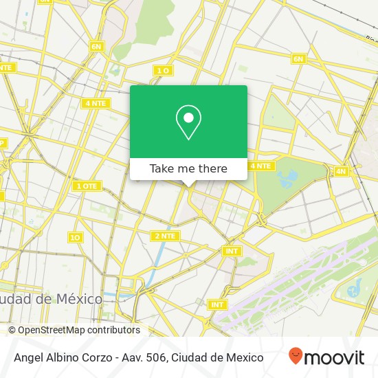 Angel Albino Corzo - Aav. 506 map