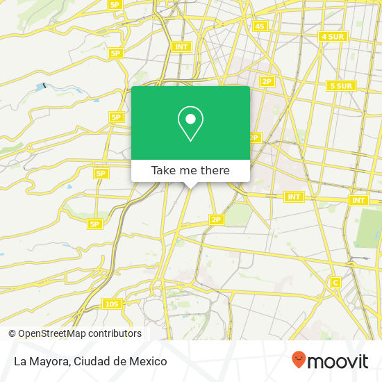 La Mayora map