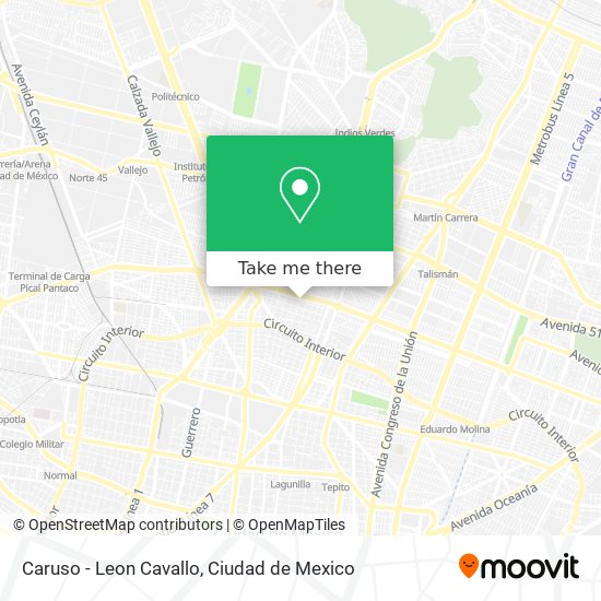 Caruso - Leon Cavallo map