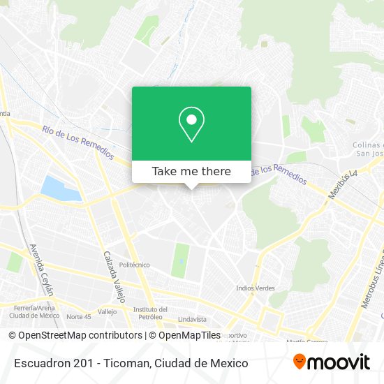 Escuadron 201 - Ticoman map