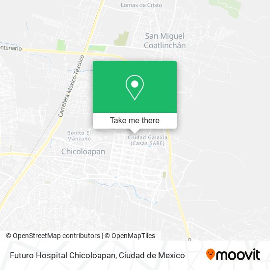 Futuro Hospital Chicoloapan map