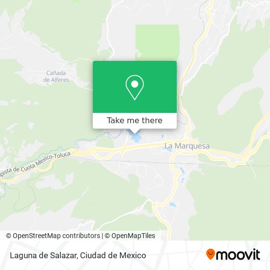 Laguna de Salazar map