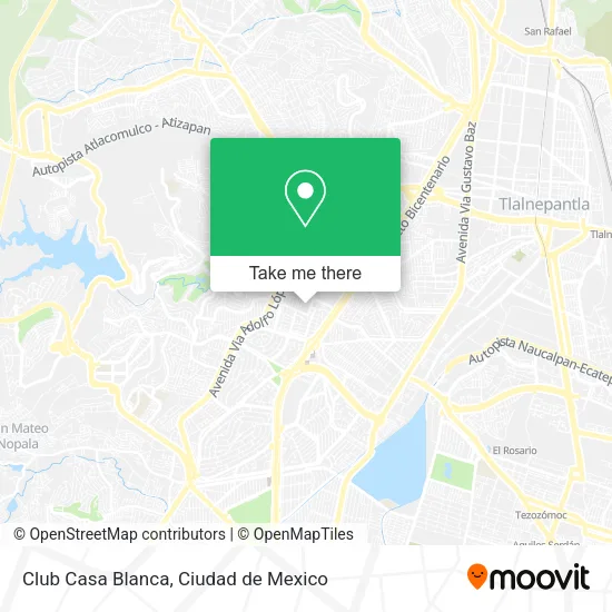 Club Casa Blanca map