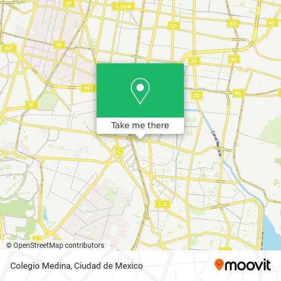 Colegio Medina map