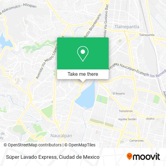 Súper Lavado Express map