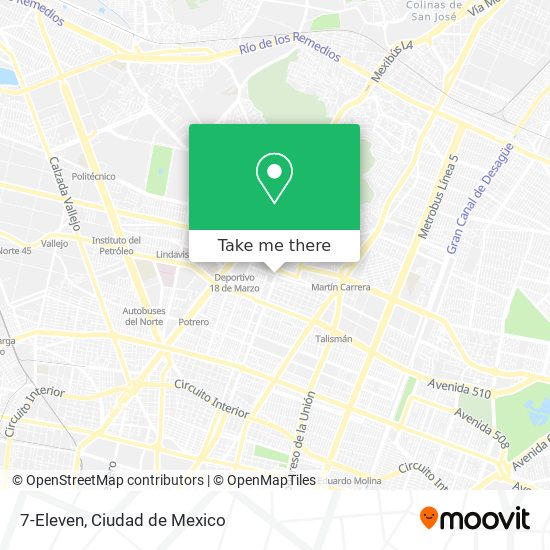 Mapa de 7-Eleven