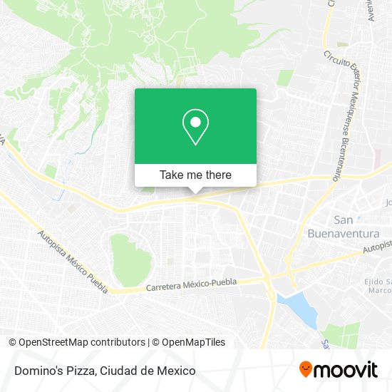 Domino's Pizza map