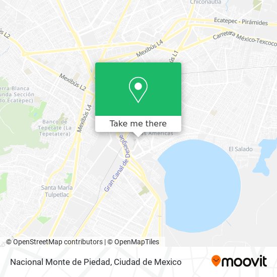 Nacional Monte de Piedad map
