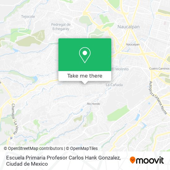 Escuela Primaria Profesor Carlos Hank Gonzalez map