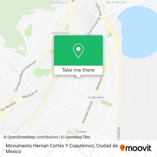 Monumento Hernan Cortés Y Cuautémoc map