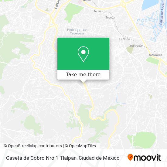 Caseta de Cobro Nro 1 Tlalpan map