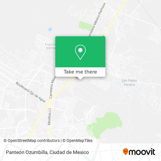 Mapa de Panteón Ozumbilla