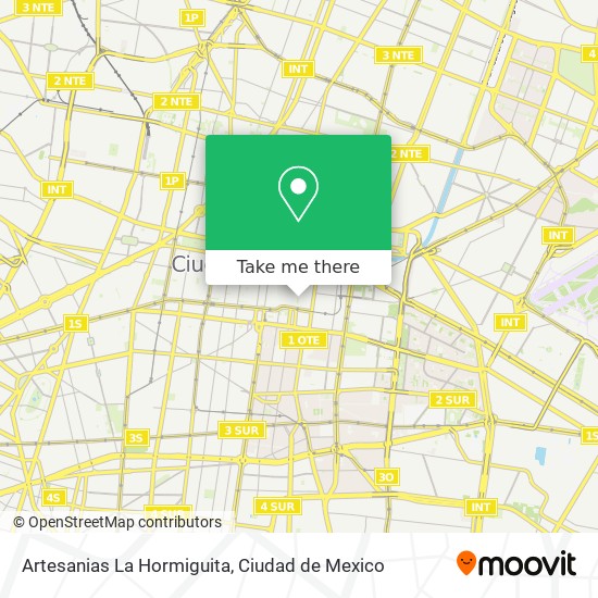 Artesanias La Hormiguita map