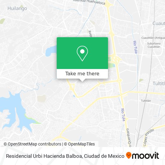 Residencial Urbi Hacienda Balboa map