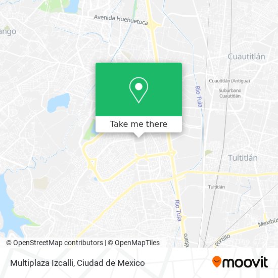 Mapa de Multiplaza Izcalli