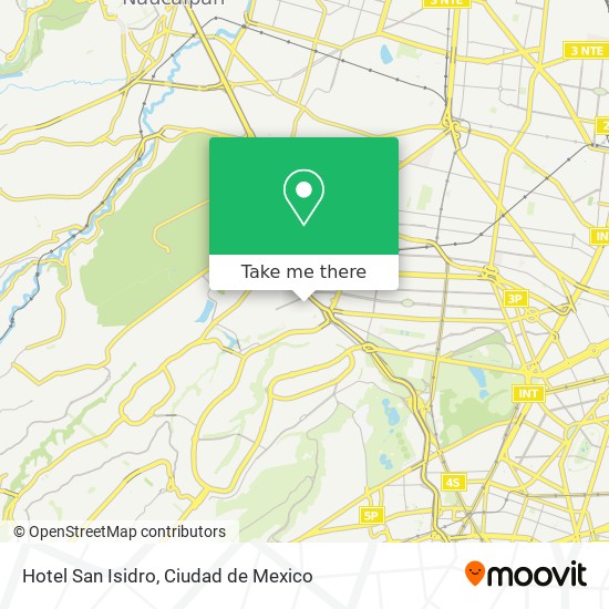 Hotel San Isidro map