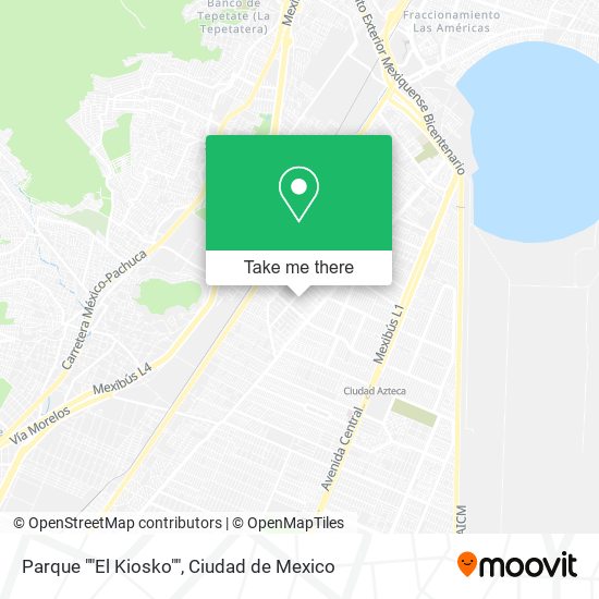 Parque ""El Kiosko"" map