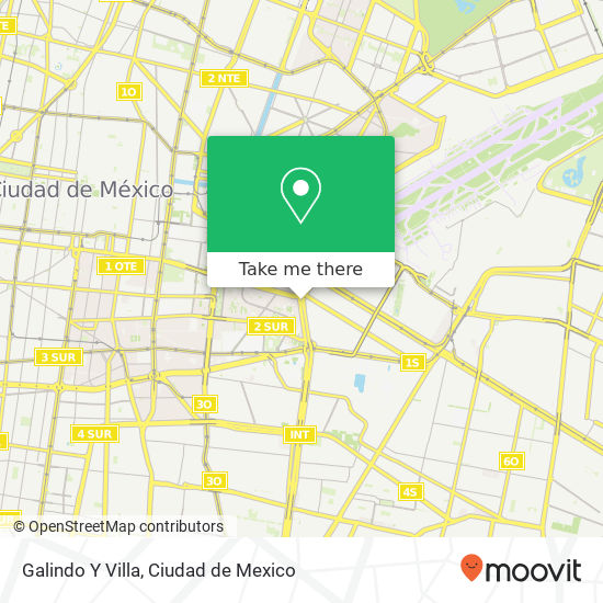 Galindo Y Villa map