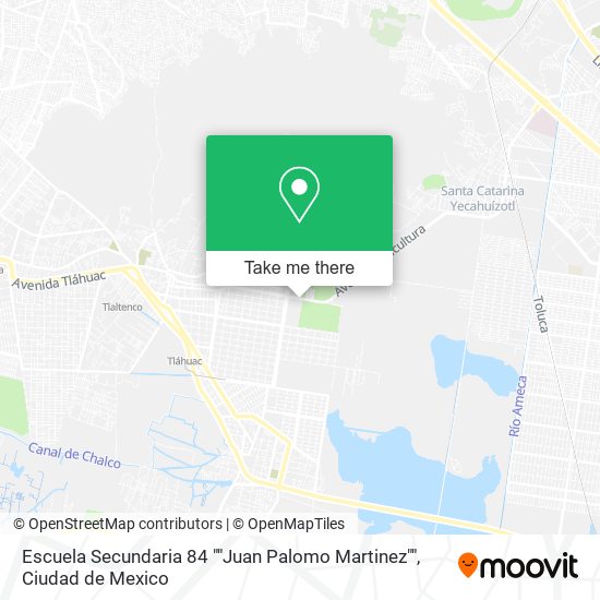 Escuela Secundaria 84 ""Juan Palomo Martinez"" map