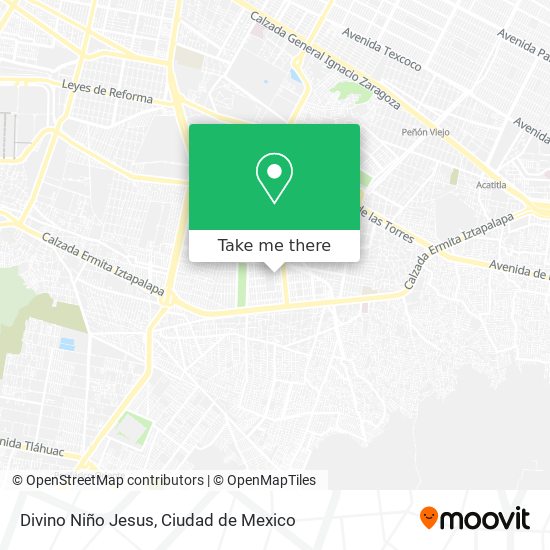 Divino Niño Jesus map