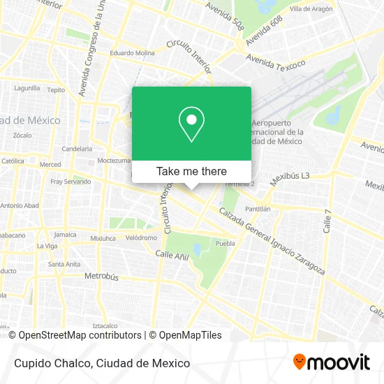 Cupido Chalco map