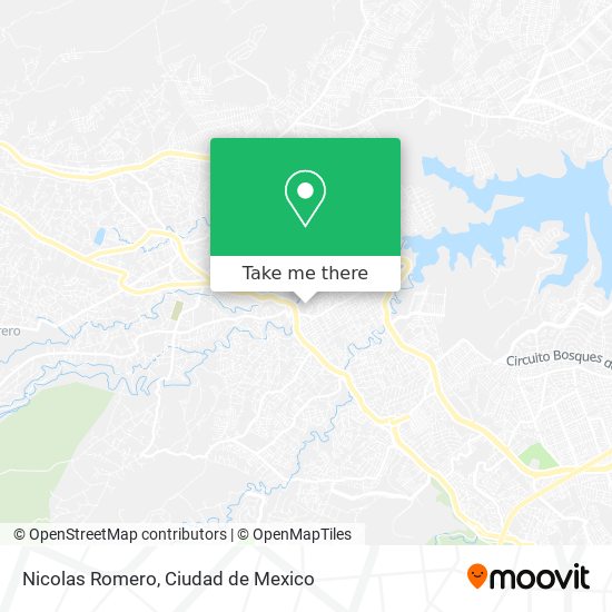 Mapa de Nicolas Romero