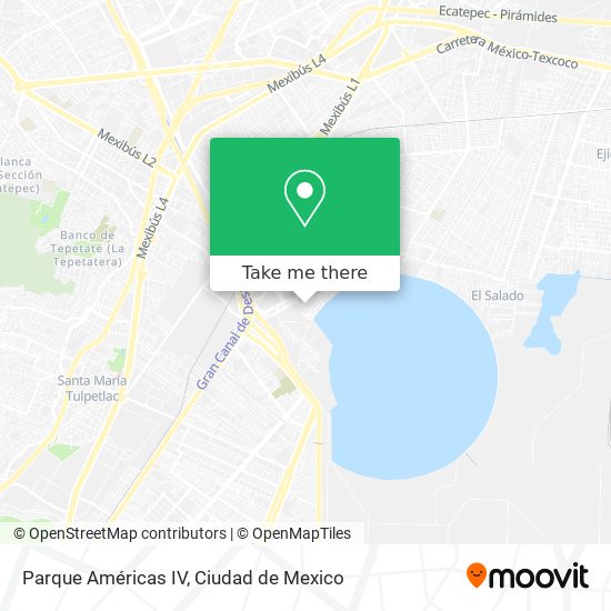 Mapa de Parque Américas IV