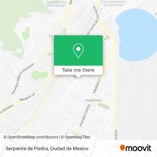 Serpiente de Piedra map